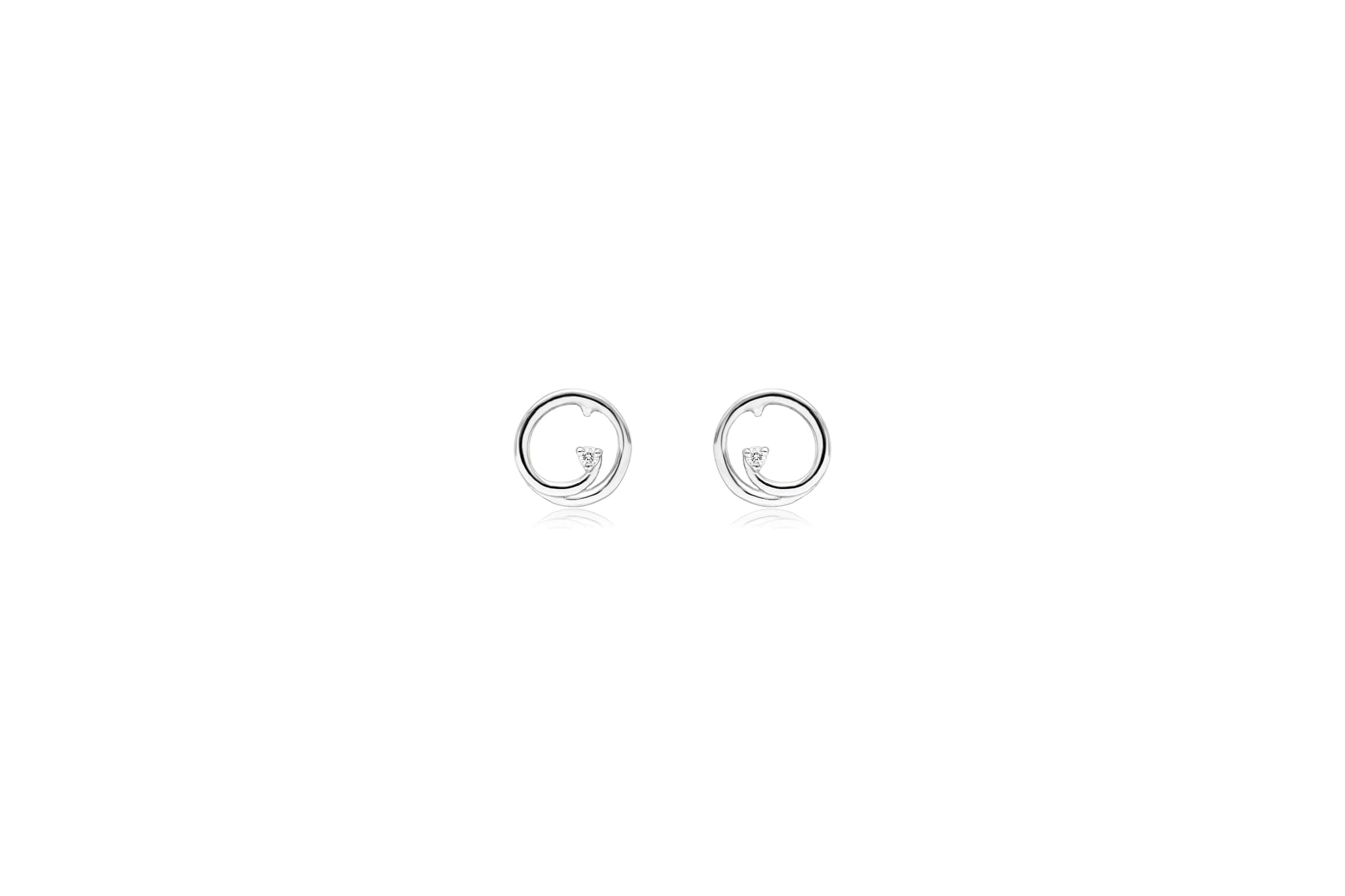 SILVER RIPPLE PENDANT SET