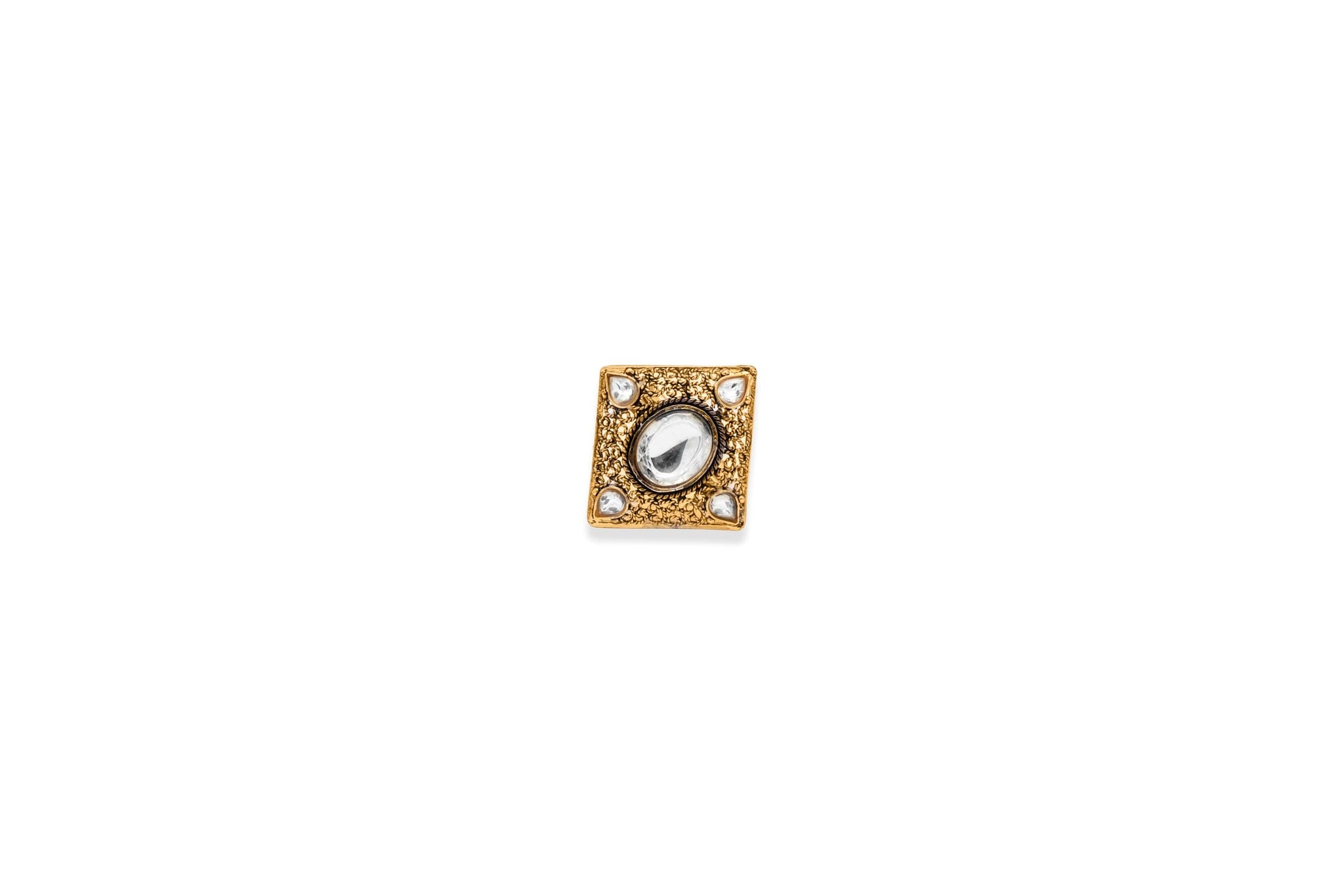 THE EMPRESS FRAME SILVER RING