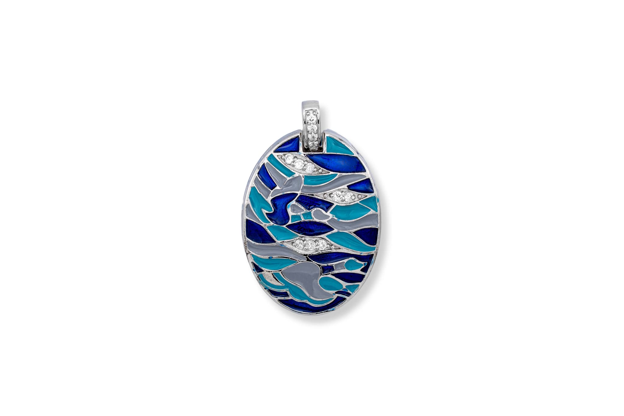 Whispers Of Wave Silver Pendant