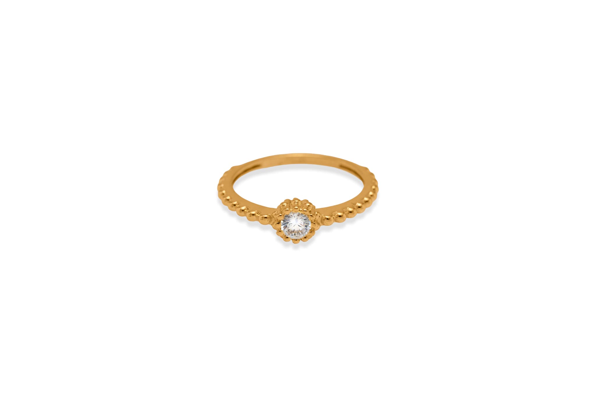 Dotted Silver Ring