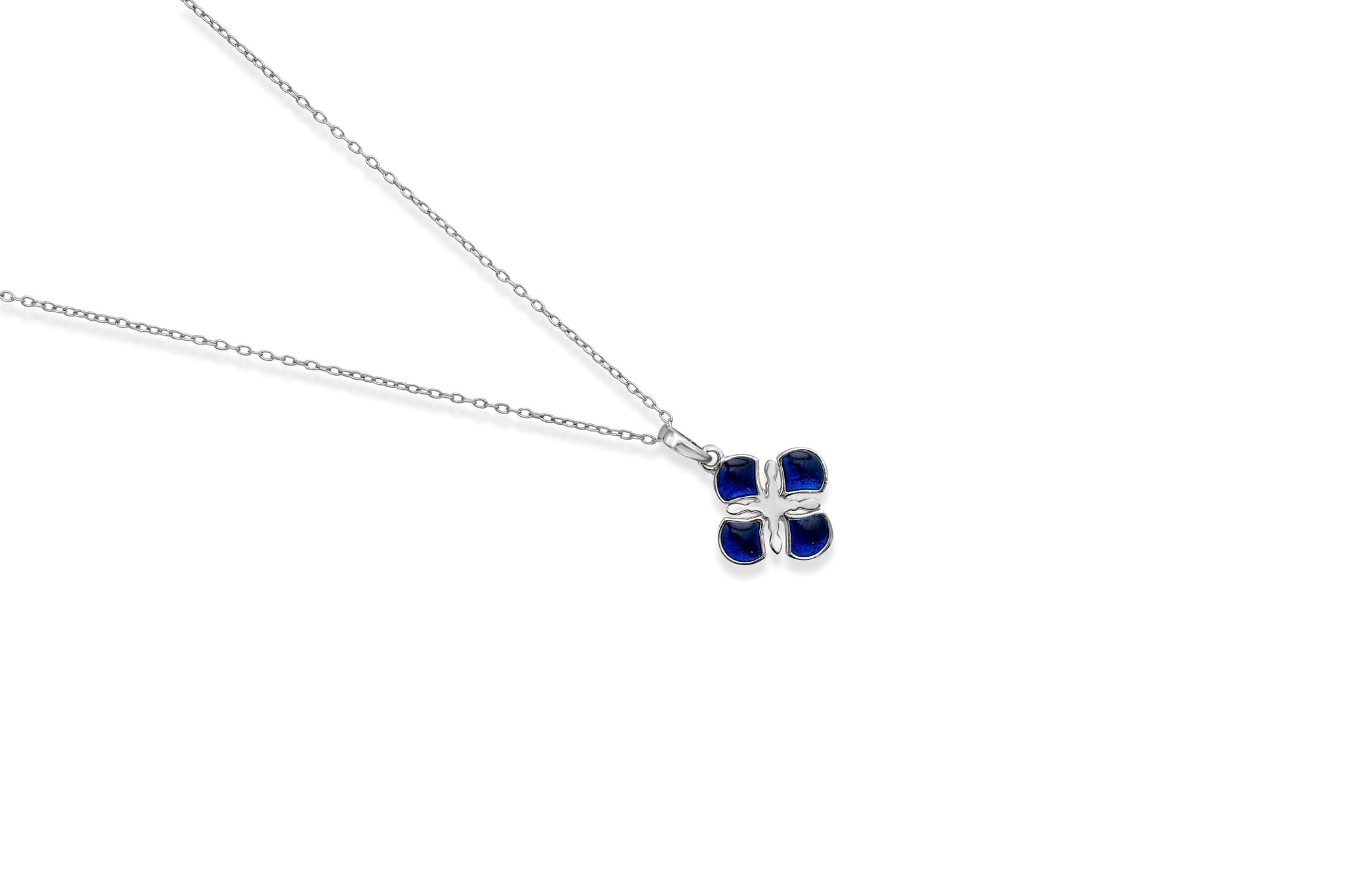 MIDNIGHT IVY SILVER PENDANT SET