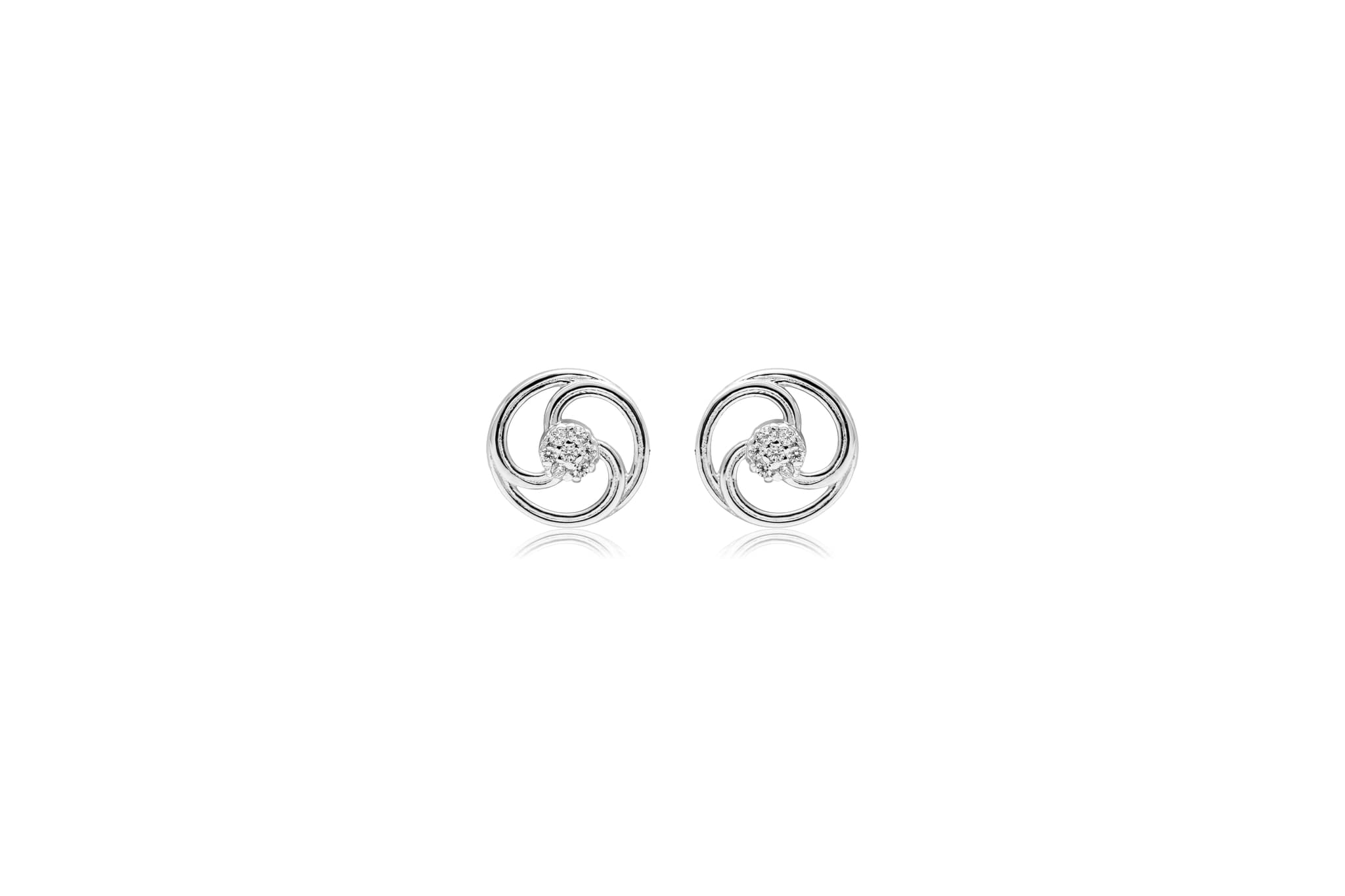 MOONLIT SWIRL SILVER PENDANT SET