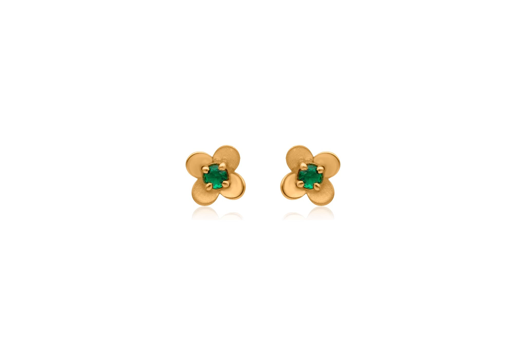 WILD MOSS BLOSSOM GOLD PENDANT SET