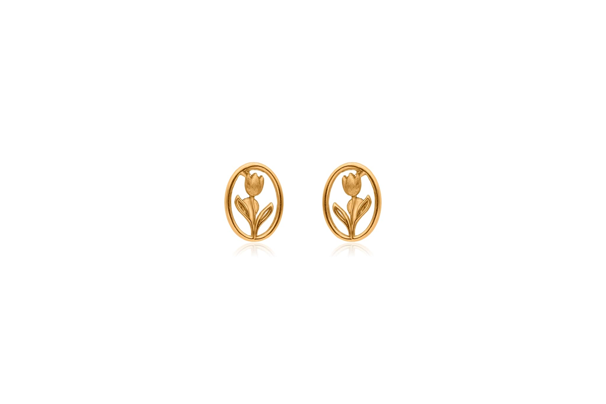 GOLDEN TULIP PENDANT SET