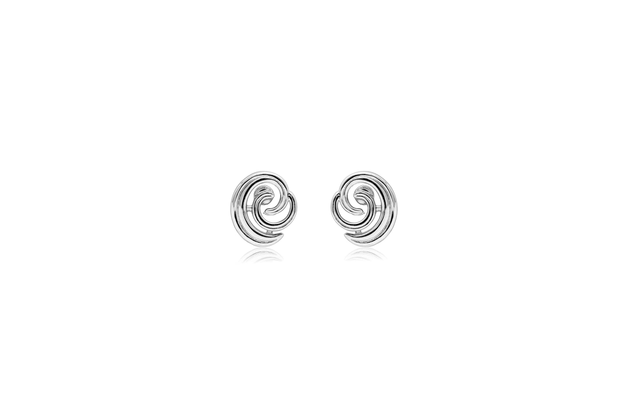 TIDAL SWIRL SILVER PENDANT SET