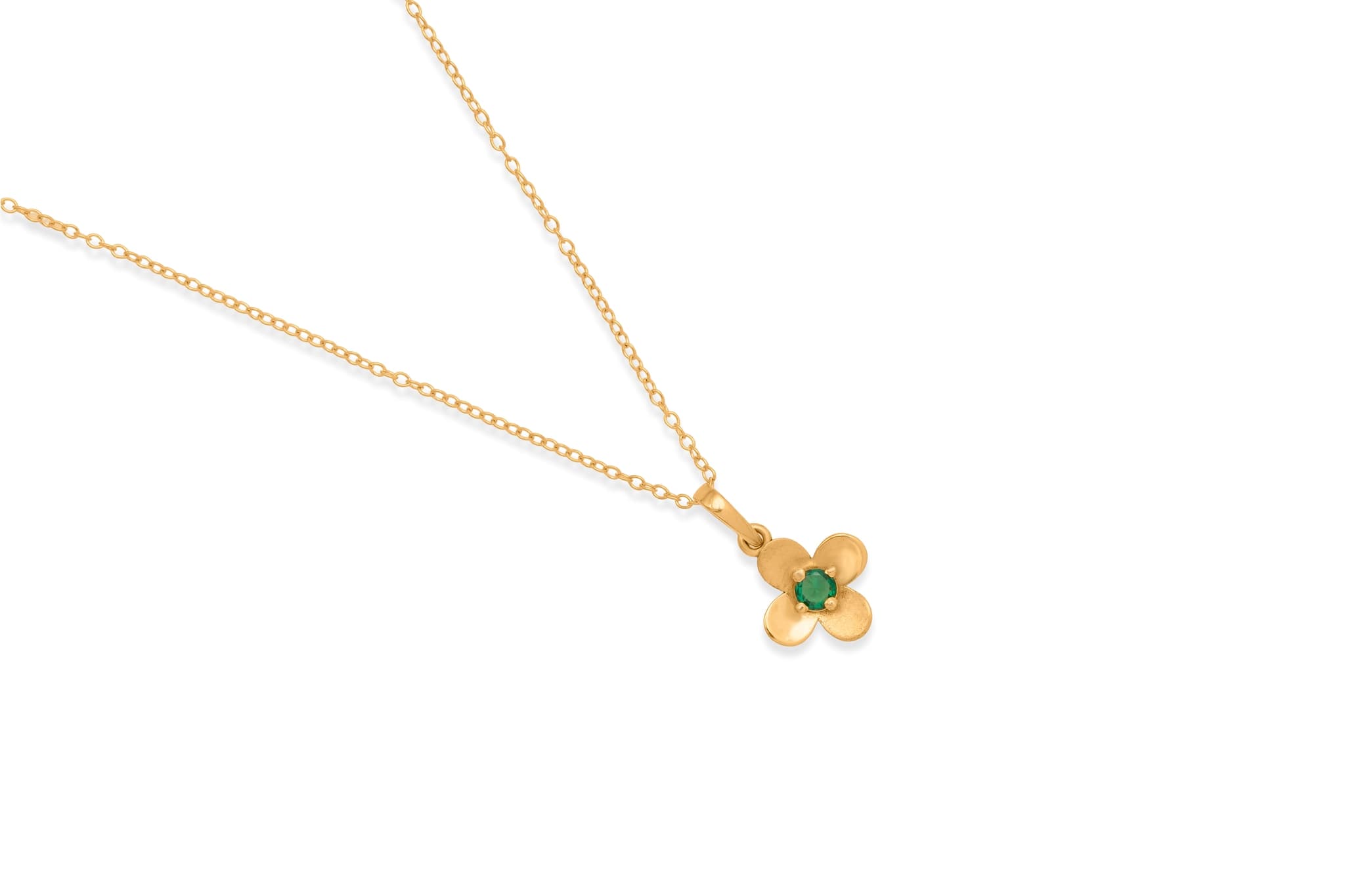 WILD MOSS BLOSSOM GOLD PENDANT SET