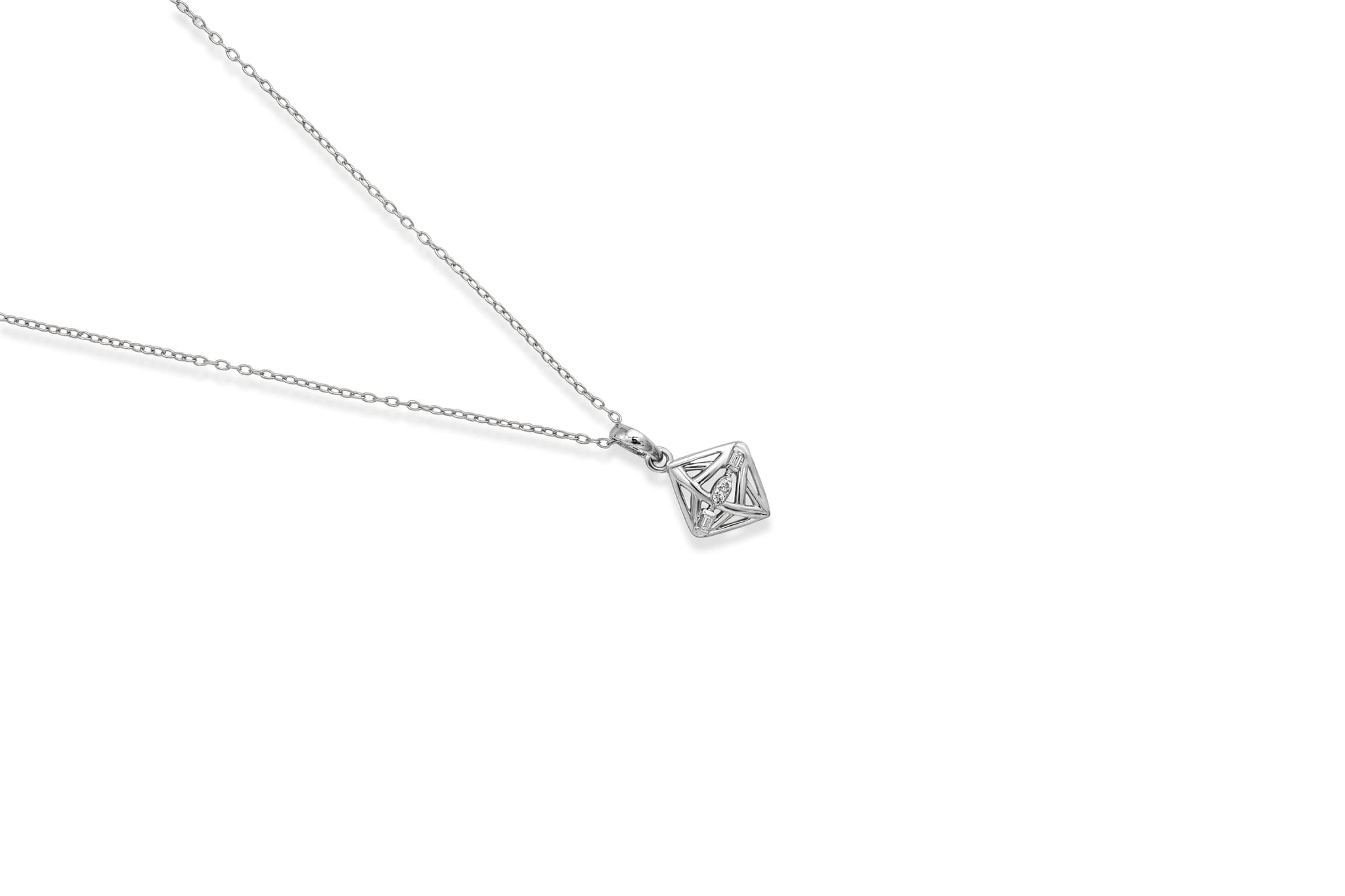 STERLING SILVER CITADEL PENDANT SET