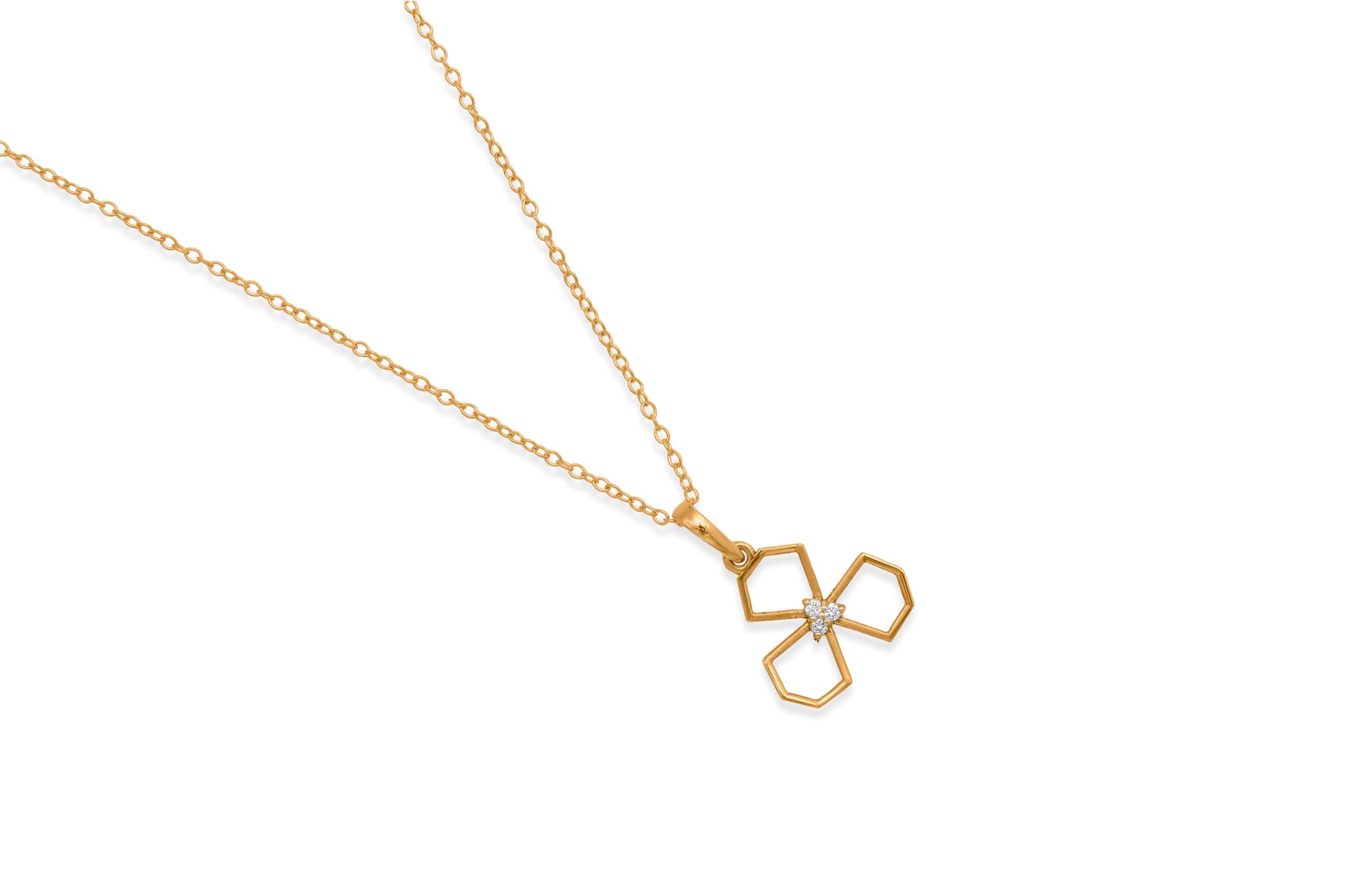 FLEUR RADIANCE DIAMOND PENDANT SET