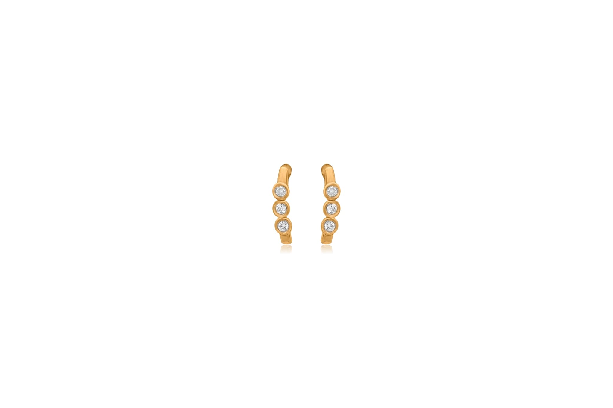 SHINING VERTICAL TRAIL DIAMOND PENDANT SET