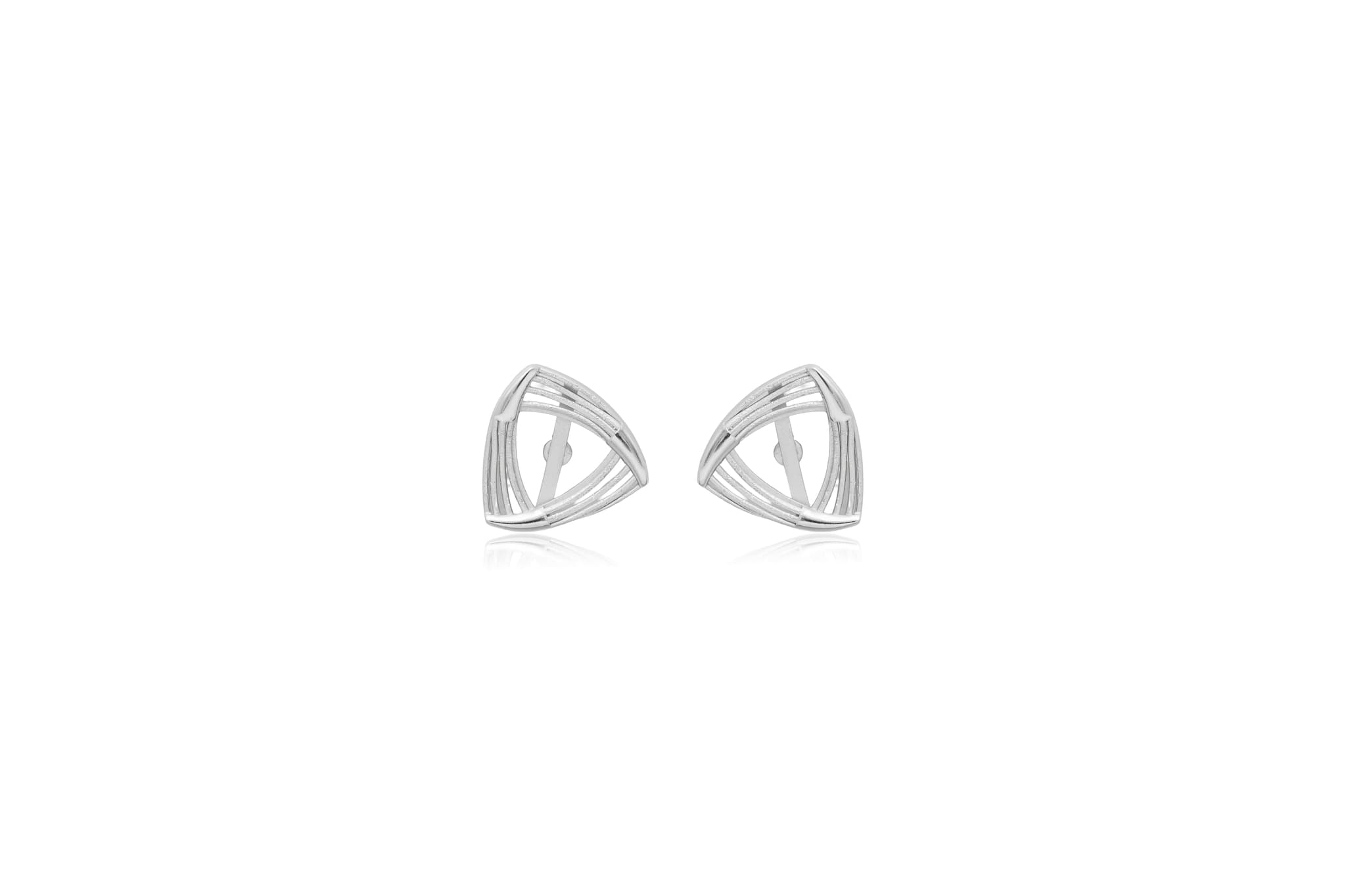 LINEAR LOOM SILVER PENDANT
