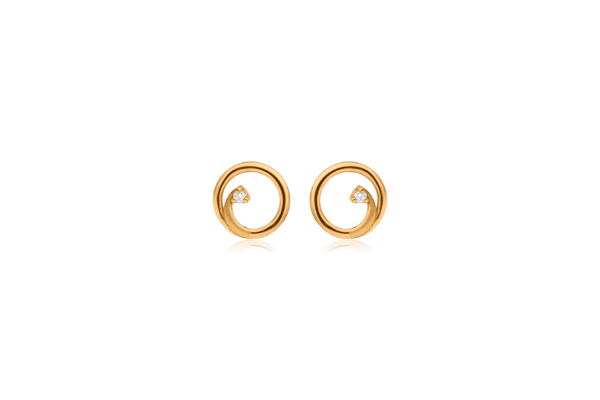 SHIMMERING 14K GOLD WITH DIAMOND PENDANT SET