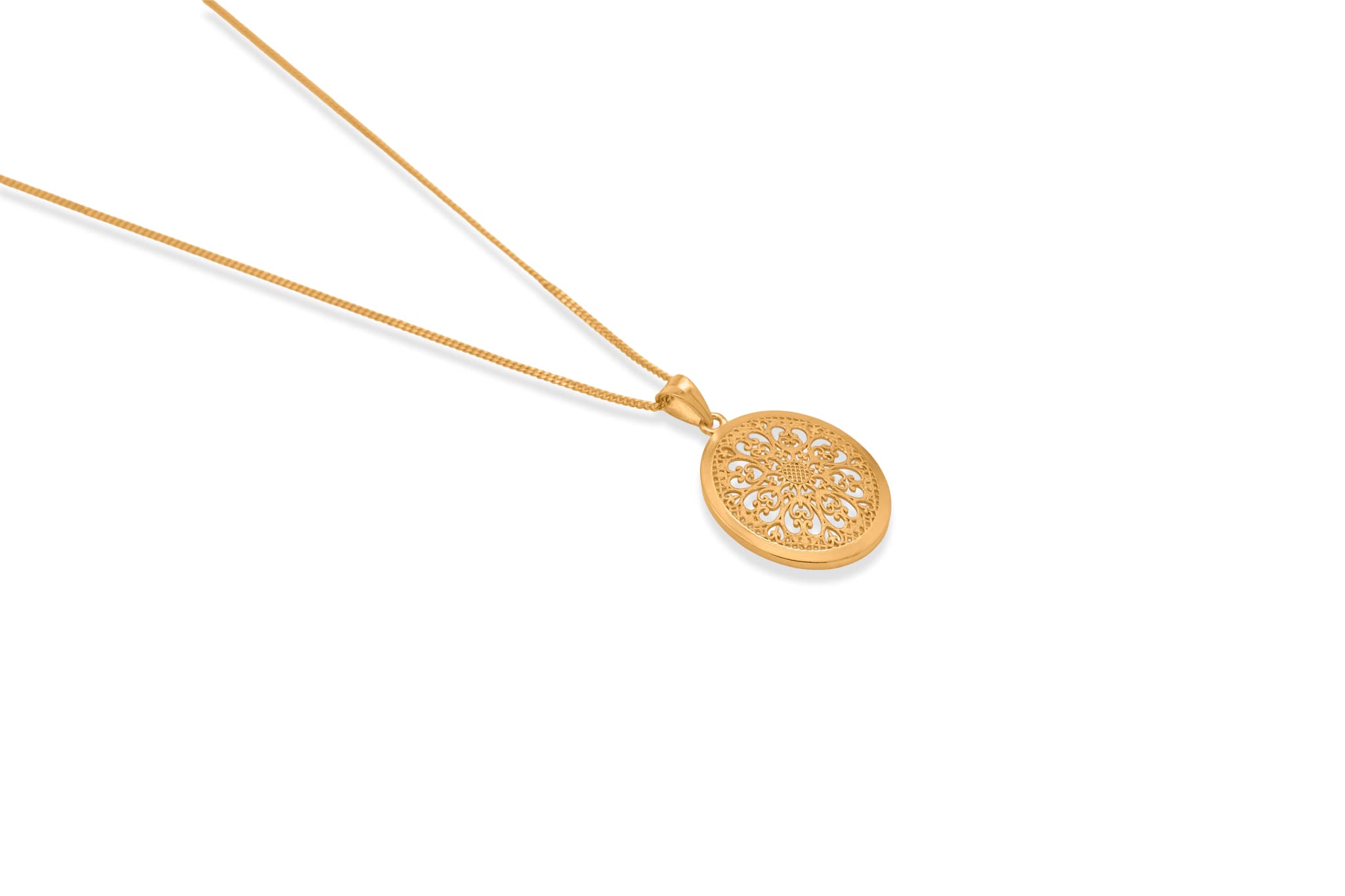 DETAILED RELIC SILVER PENDANT SET