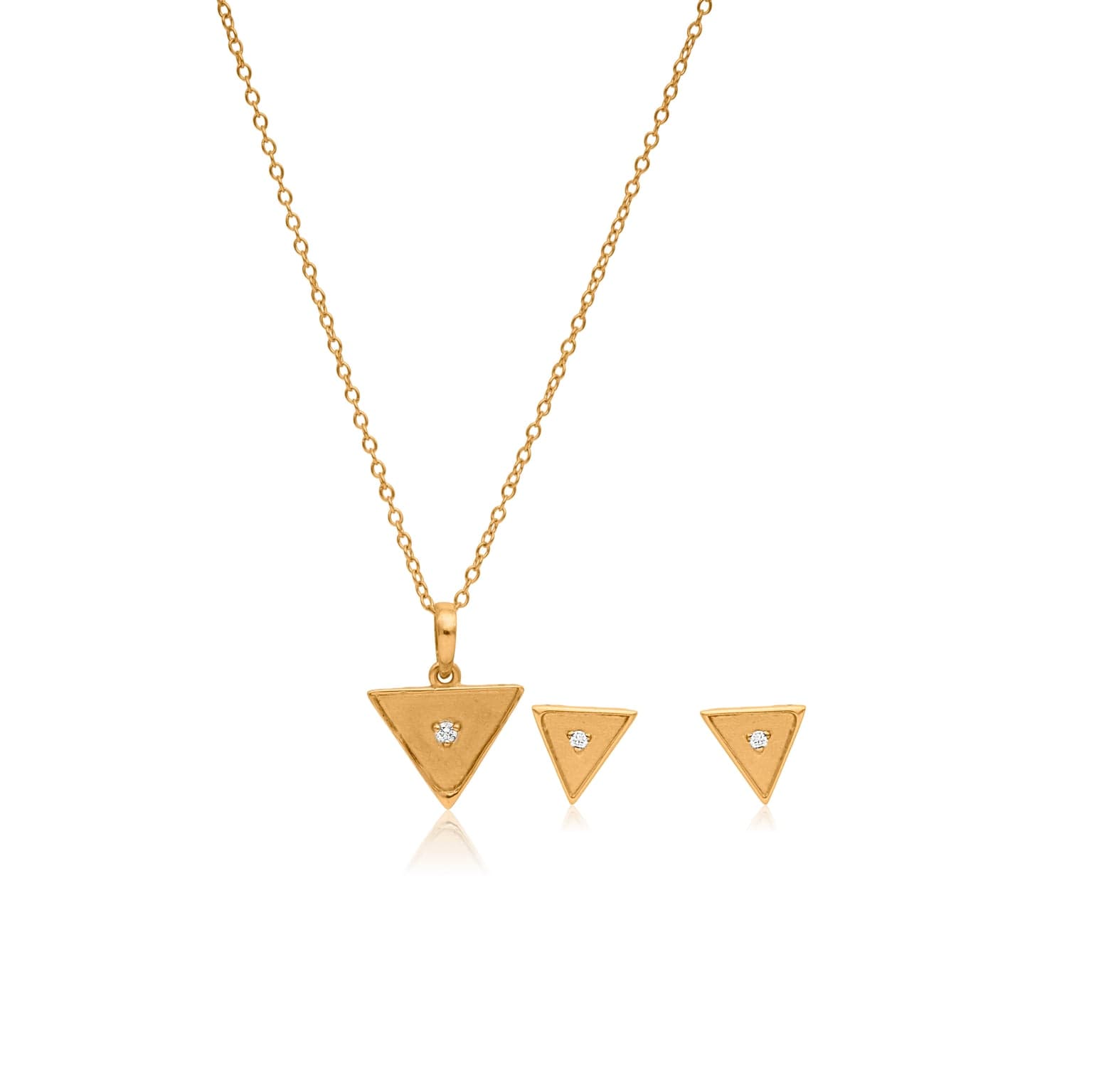 DELTA SHINE DIAMOND PENDANT SET