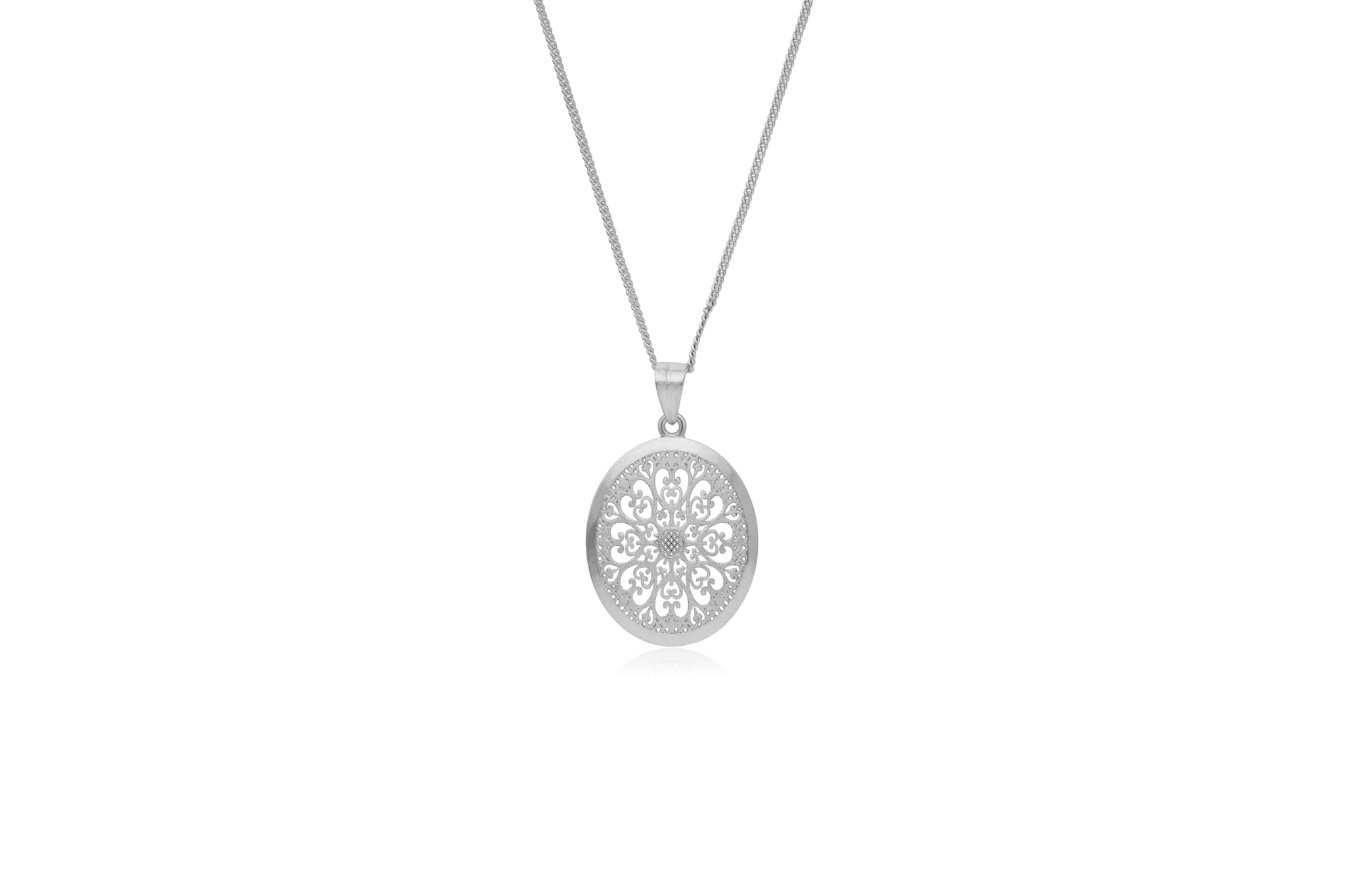 DETAILED RELIC SILVER PENDANT SET
