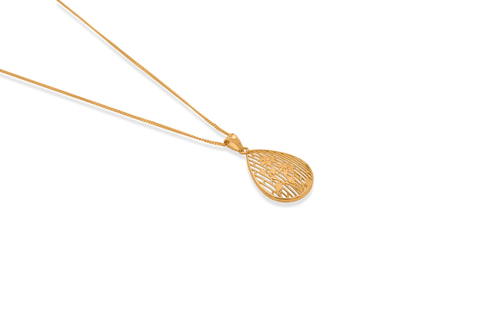 DEWDROP GARDEN SILVER PENDANT SET