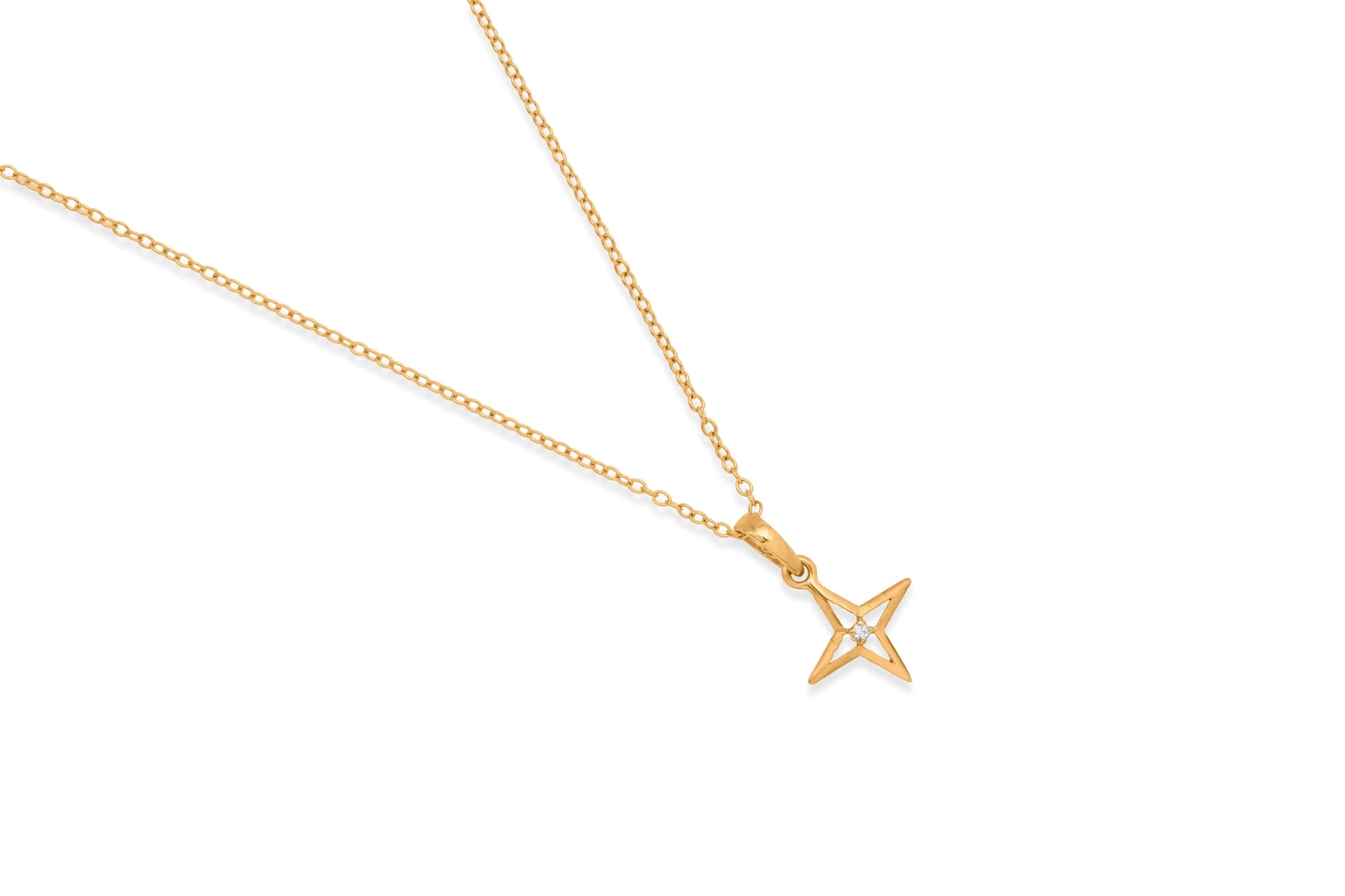 DIAMOND NORTHSTAR PENDANT SET