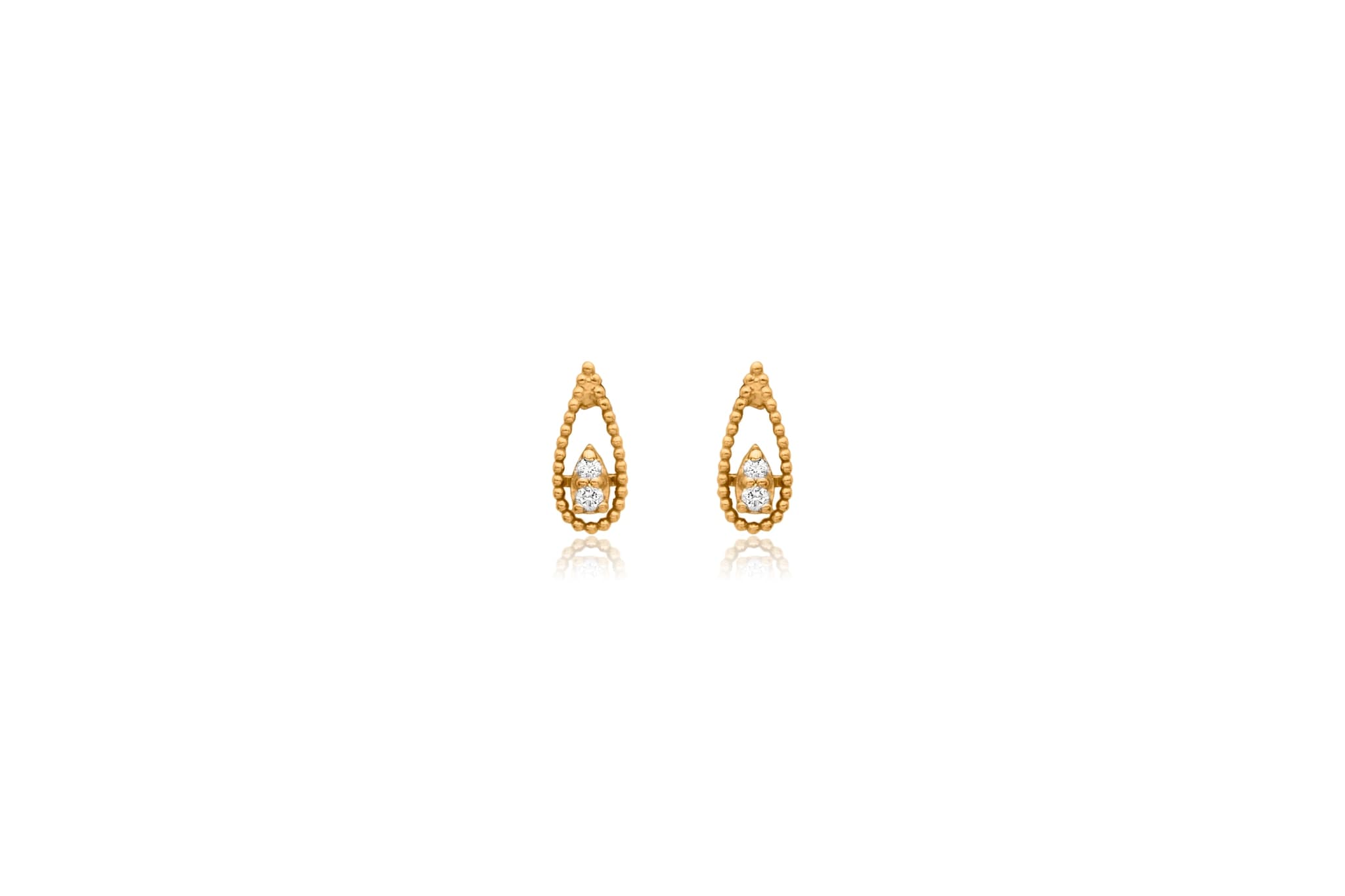 DIAMOND TEARDROP PENDANT SET