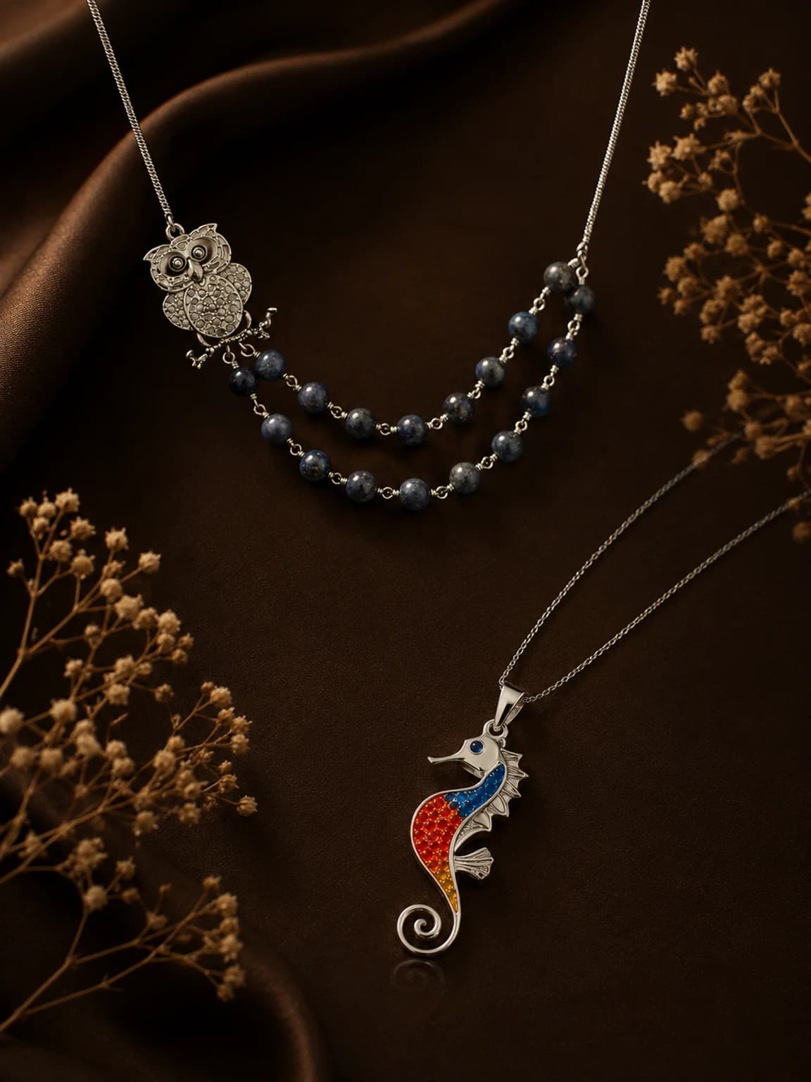 Bridal silver jewelry