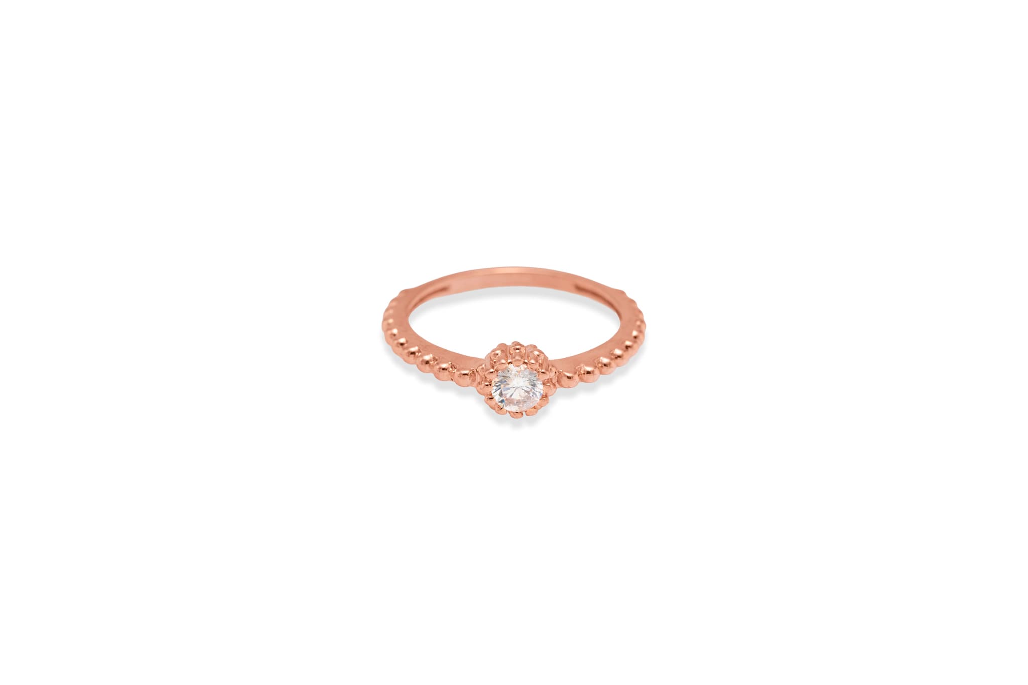 Dotted Silver Ring