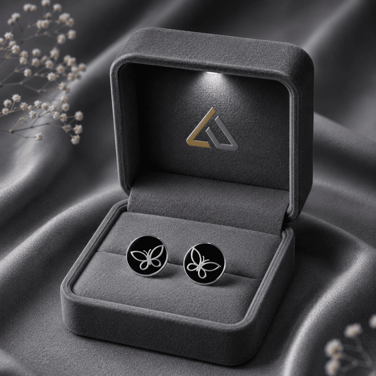 Silver rings and studs